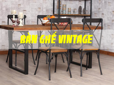 Bàn ghế vintage giá rẻ